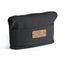 Handmade linen makeup bag "Katari Beauty" on a white background