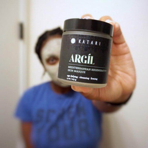 Argíl (green clay) normalizes sebum production in skin