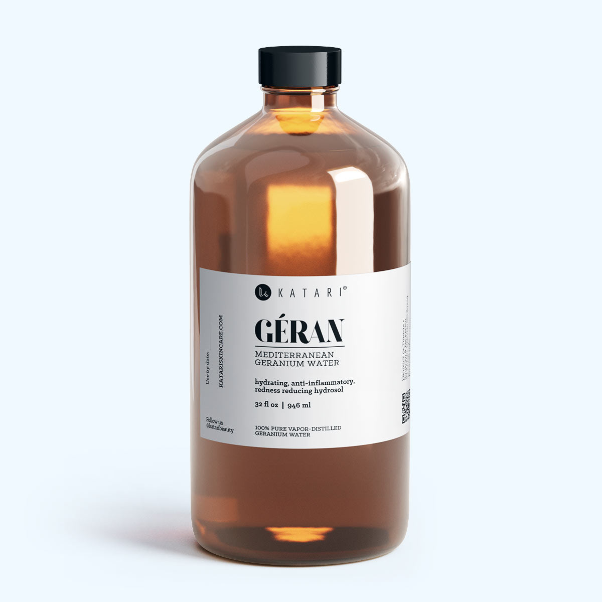 Eau de fleur hydratante de géranium | Hydrosol de géranium de première distillation 100% pur - Géran
