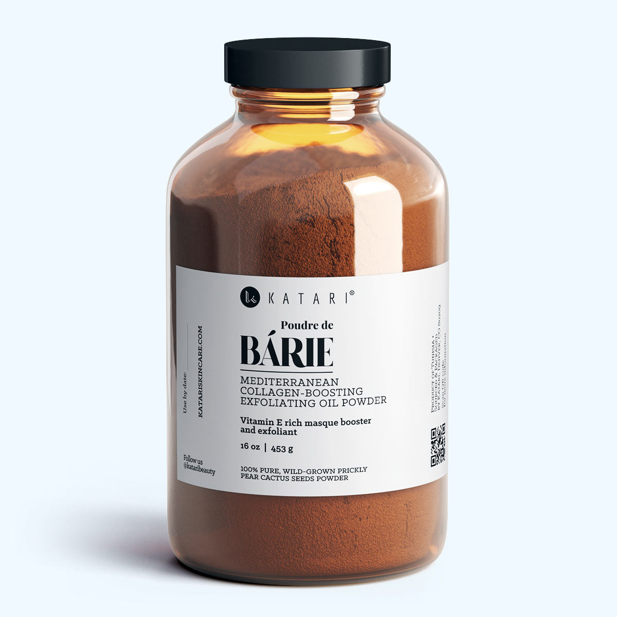 Exfoliant Vit. E-rich Prickly Pear Cactus Seed Powder | Poudre de Barie