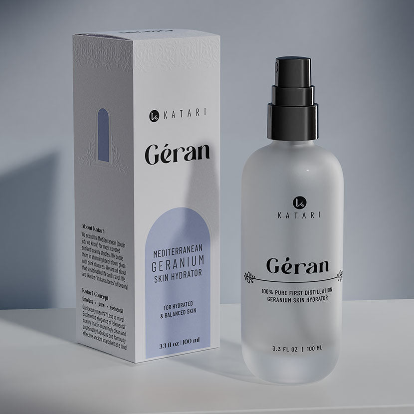 Eau de fleur hydratante au géranium | Hydrolat de géranium 100% pur de première distillation - Geran