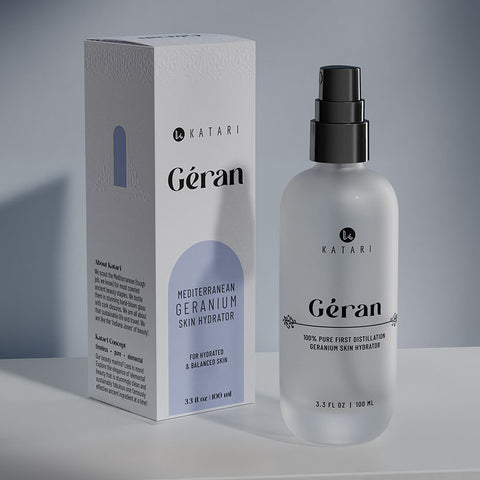 Eau de fleur hydratante au géranium | Hydrolat de géranium 100% pur de première distillation - Geran