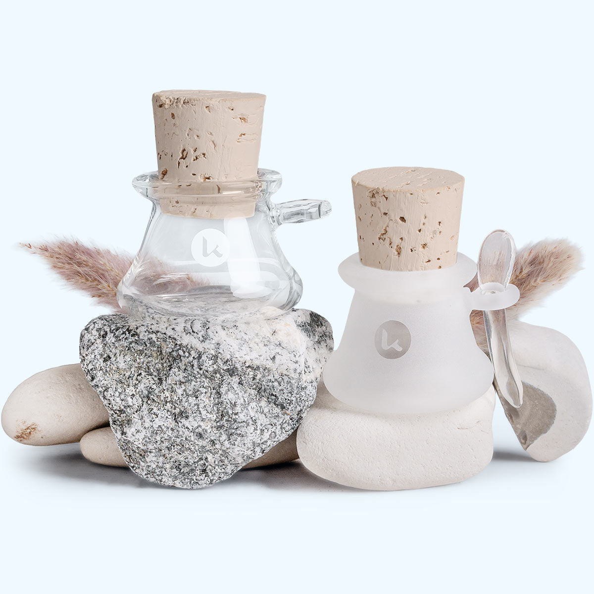 Hand Blown Glass Jar