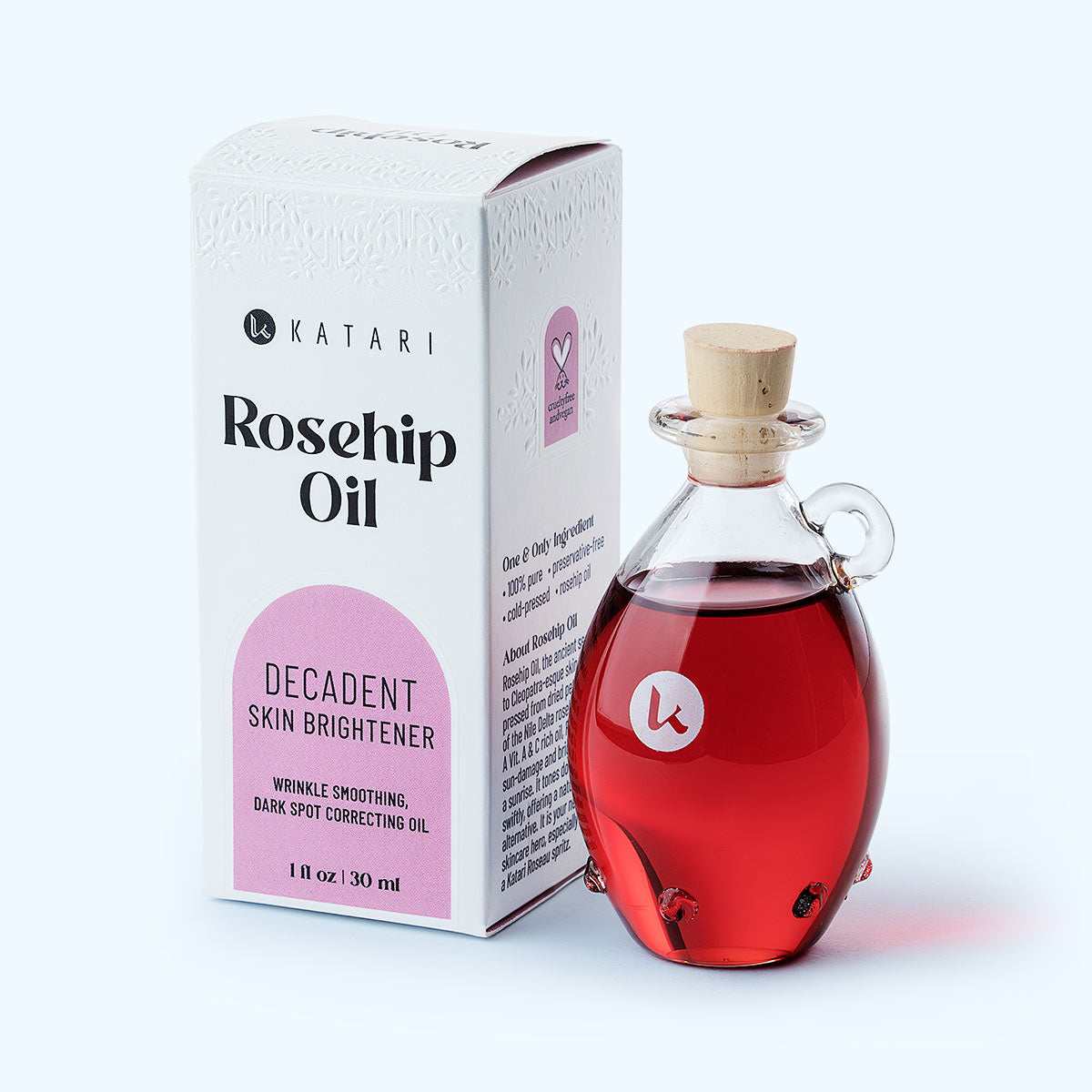 Huile de rosehip | Vit 100% pur et pressé à froid. Huile brighetning A & C