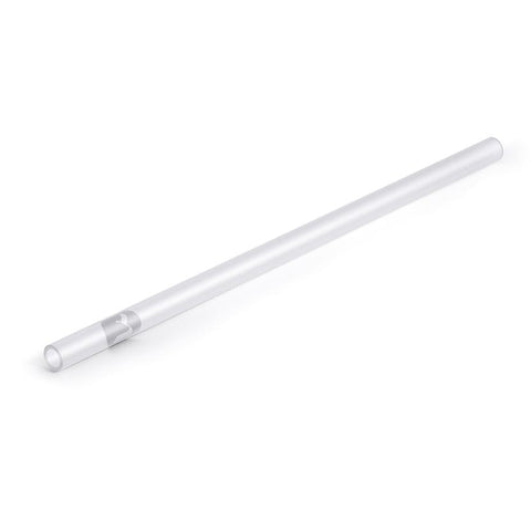 Hand blown frosted glass straw for drinks / pipette for oils blends on a white background  - Katari Beauty
