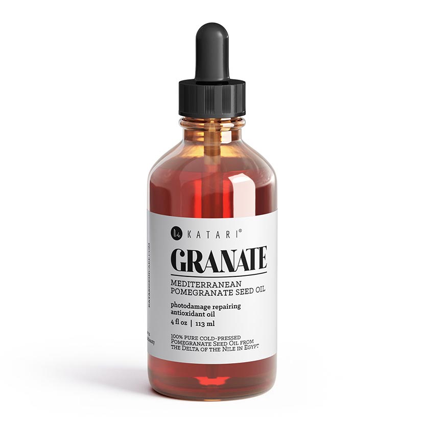 Pure, cold-pressed pomegranate seed oil - 4 fl oz / 113 ml