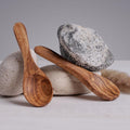 Cuillères à mélanger, à mesurer ou à manger sculptées à la main de manière durable en bois d'olivier - 3.5